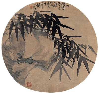胡公寿 辛己（1881）年作 竹 镜心